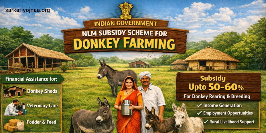Indian Government NLM Subsidy Scheme for Donkey Farming: Complete Guide (2026)